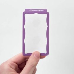 Eggshell Stickers - Purple Wavy